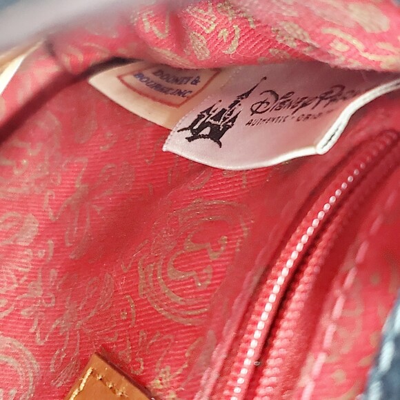 Dooney & Bourke Disneyland Club 33 Navy Crosssbody 2014 Leather Hang Tag Rare - Picture 8 of 15